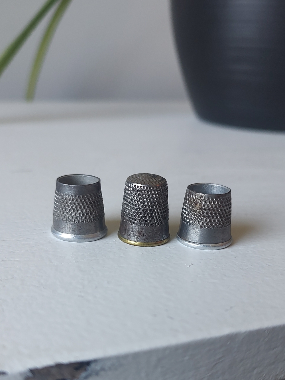 Bundle Of 3 Vintage Thimbles